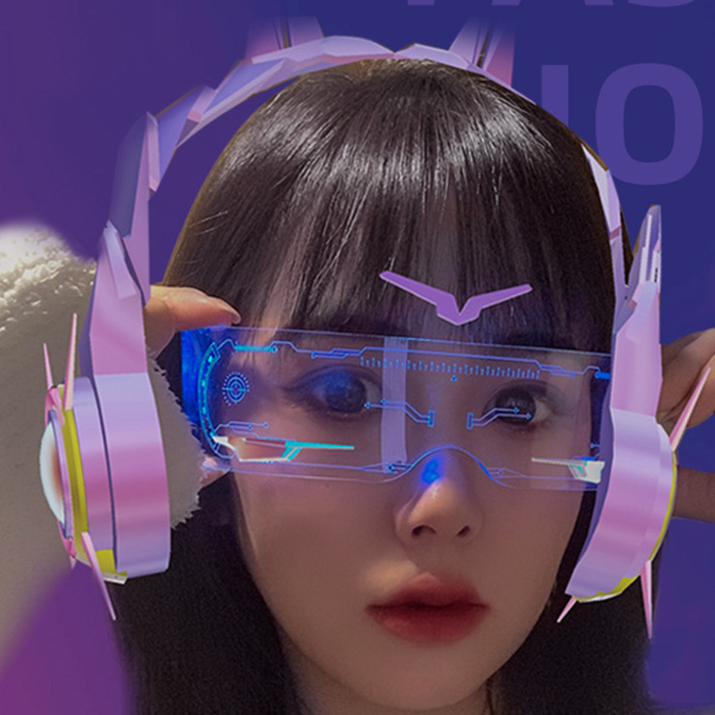 Neon Sign Party - Gafas de sol LED luminosas y