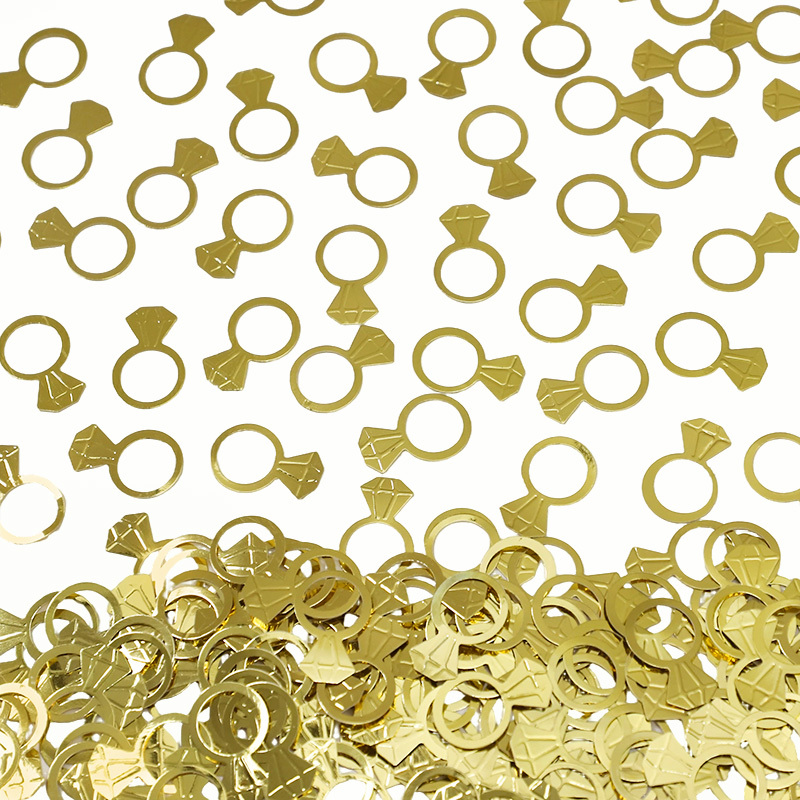 Papercraft Supply Confetti - 50 Piezas/Bolsa de Confeti de Anillos