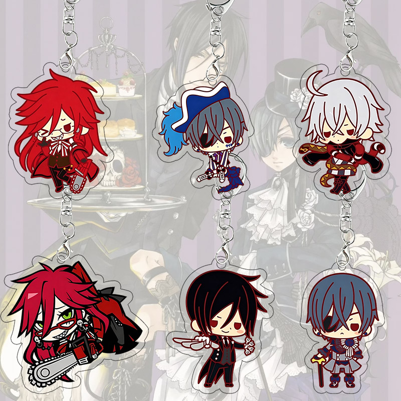 Supply Event - Llavero de acrílico Black Butler, llavero