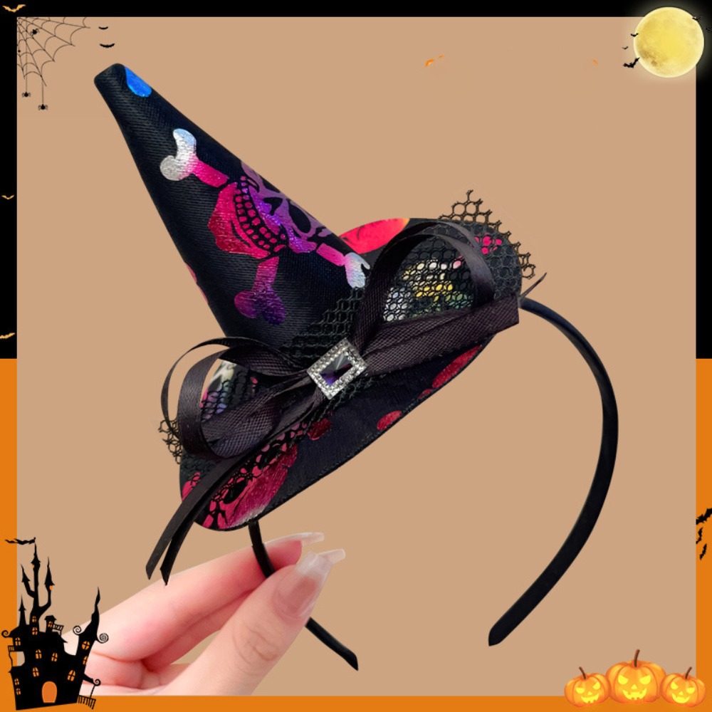 Party Hat Cone - Diadema de Halloween con diseño de