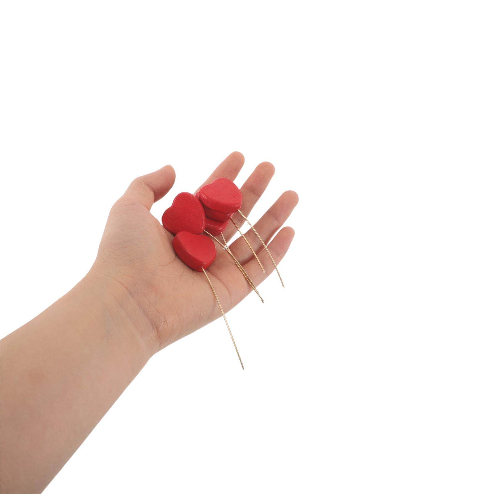 Centerpiece Stick - 6 Palillos de Madera con Forma