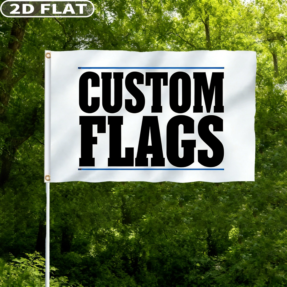Event & Party Supply Photos - 1 bandera personalizada con imagen/logotipo/texto, poliéster