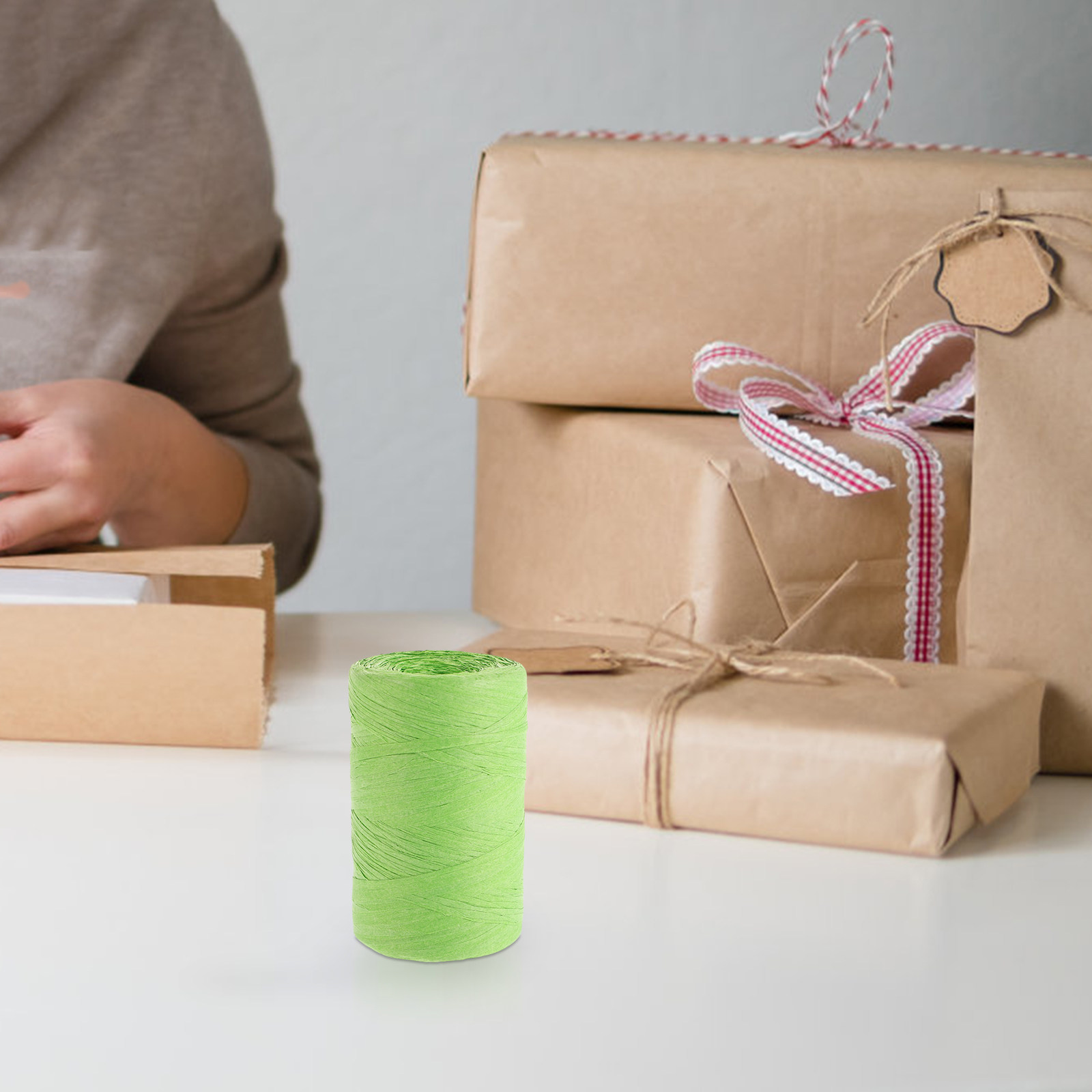 Cinta de Papel Rafia de Colore - Papercraft Supply Ribbon reseña y precio