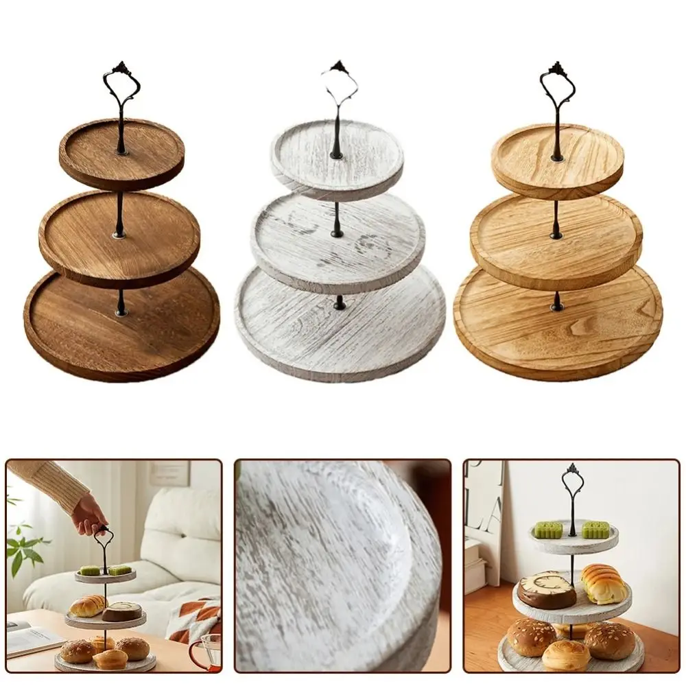 Soporte de madera de 2/3 nivel - Cupcake Stand Tier reseña y precio