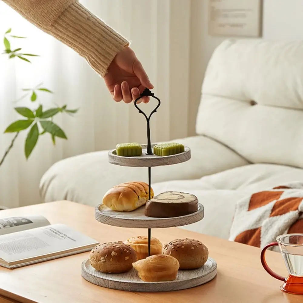 Soporte de madera de 2/3 nivel - Cupcake Stand Tier reseña y precio