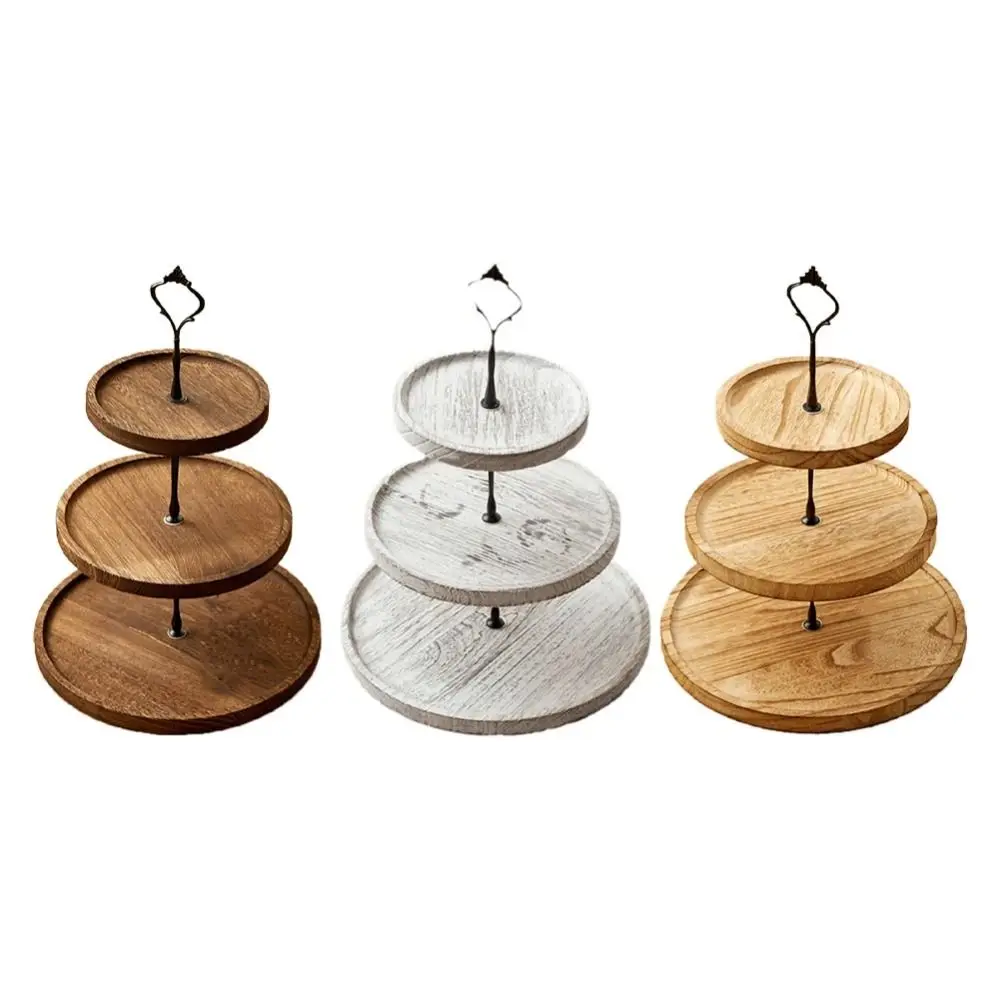 Soporte de madera de 2/3 nivel - Cupcake Stand Tier reseña y precio