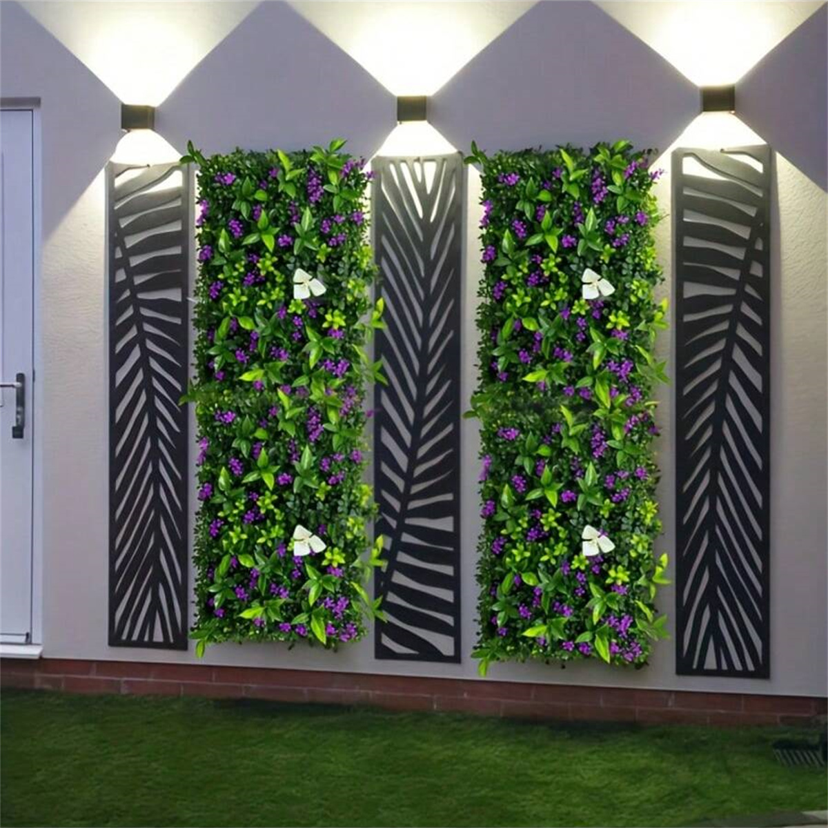 Panel de pared de plantas colg - Flower Wall Panel reseña y precio