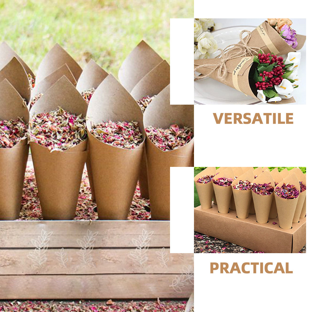 90 piezas de conos de papel pa - Papercraft Supply Confetti reseña y precio