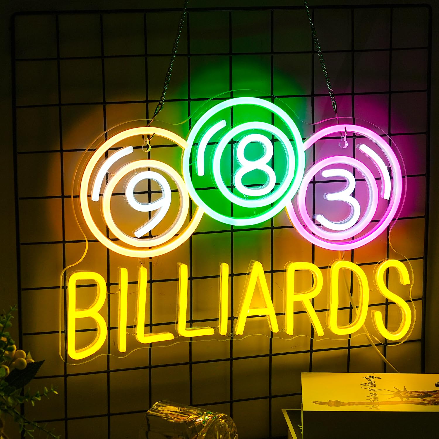 Letrero de Neón de Billar, Luz - Neon Sign Party reseña y precio