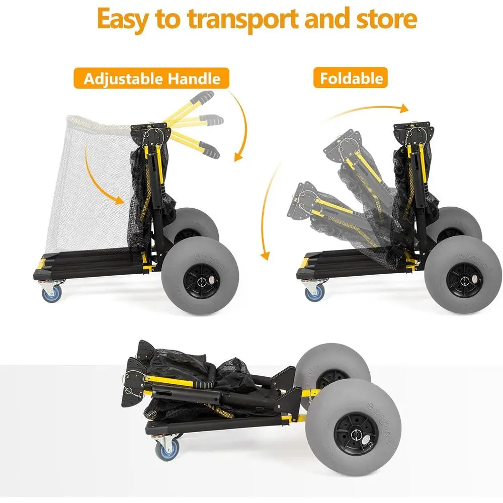 Carrito de Playa Versátil con  - Balloon Pump Hand reseña y precio