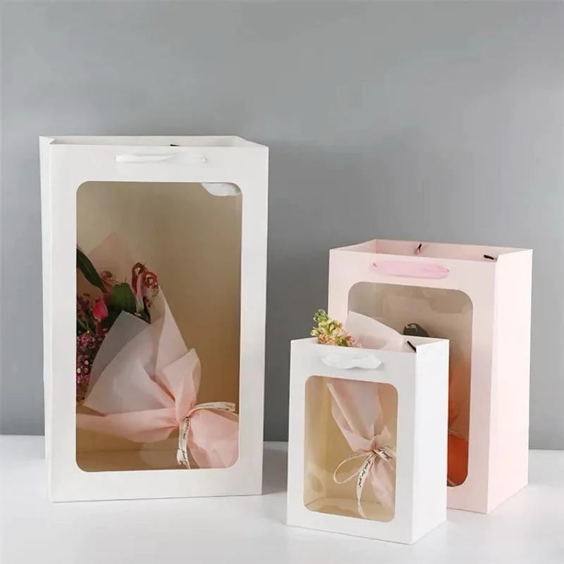 Bolsa de mano de flores de pap - Event Party Box reseña y precio