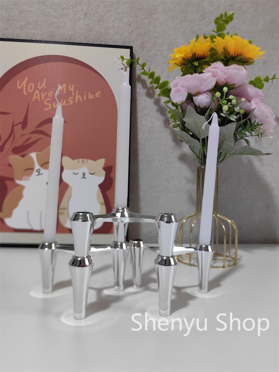 Candelabro de Metal con Estruc - Centerpiece Stick reseña y precio