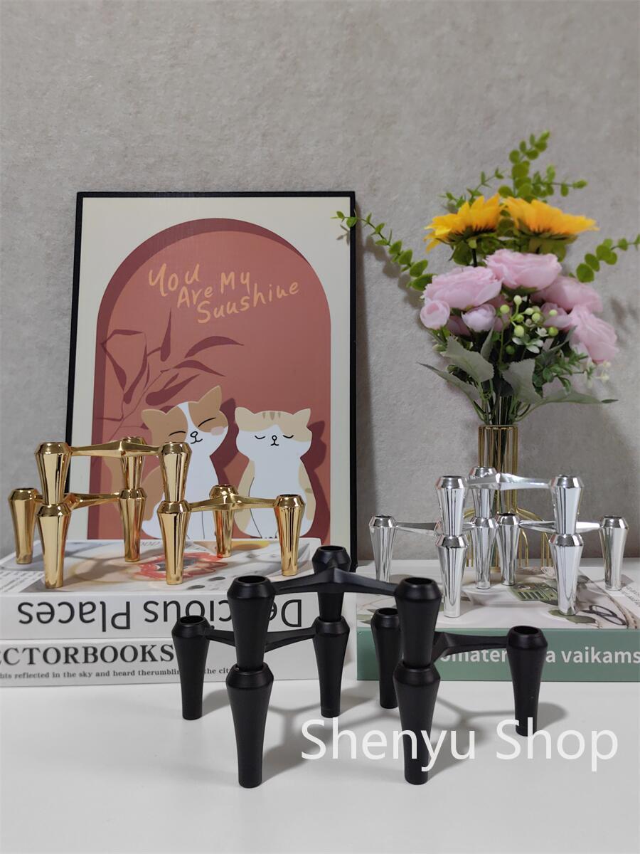 Candelabro de Metal con Estruc - Centerpiece Stick reseña y precio