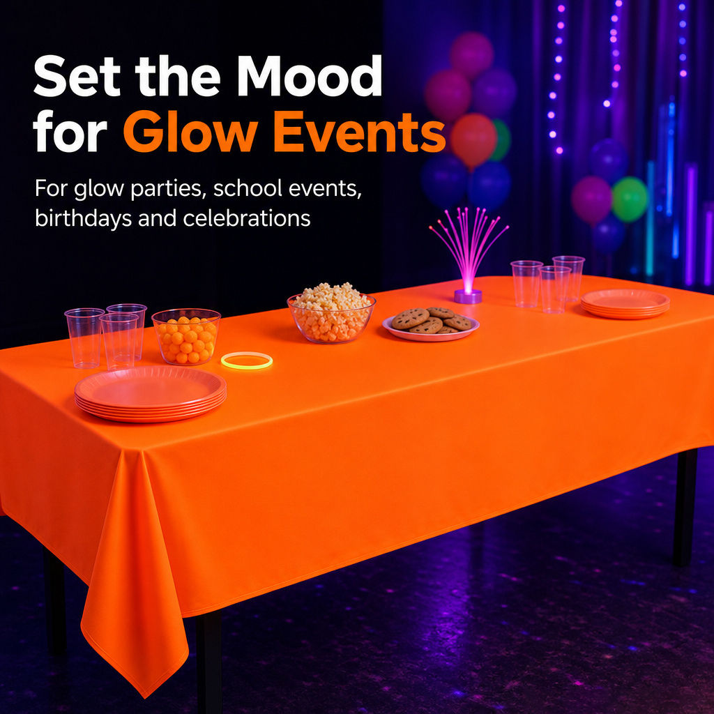 Mantel fluorescente grueso tip - Table Cloth Disposable reseña y precio