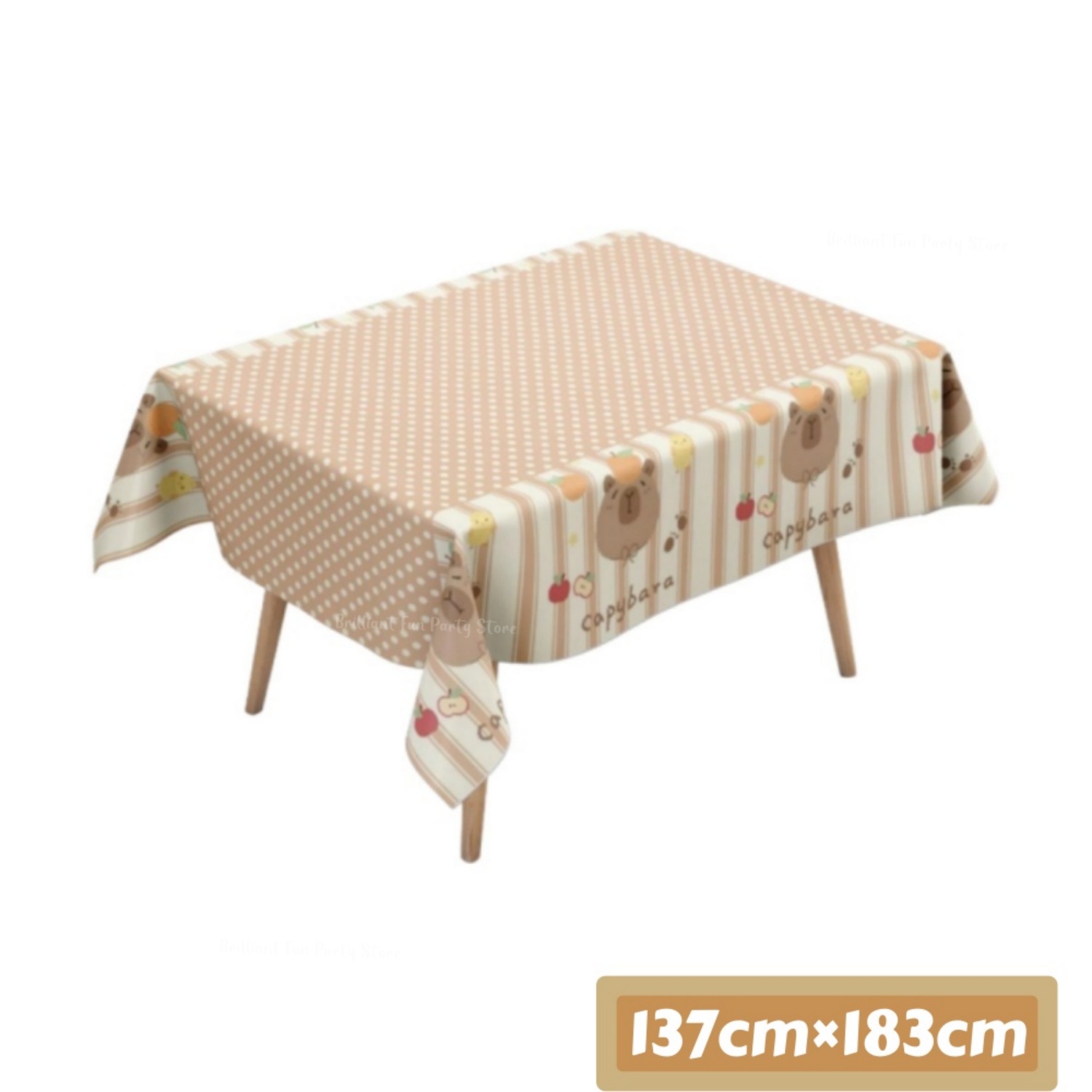 Bonita mantel de capibara para - Table Cloth Disposable reseña y precio